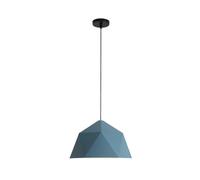 LMRJHAZM Lámpara Colgante de Cabeza única lámpara de lámpara de Moda y lámpara geométrica La lámpara Decorativa en la Barra del Dormitorio Contador Color Accesorio de iluminación de Metal E27