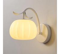 LMRJHAZM Luz de Calabaza/Flores de Forma de Pared de Forma con Tono acrílico Moderno Simple Mate Blanca Apliques nórdicos Apliques de la lámpara de Pared lámpara de Pared g9 para Sala de Estar del