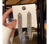 LMRJHAZM Pendientes de borla exagerado de color Pendientes para mujeres Joyas de boda Regalos de cumpleaños