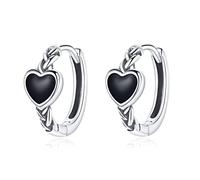 LMRJHAZM Pendientes de esmalte de esmalte rosado para mujeres regalo de joyería fina