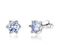 LMRJHAZM Pendientes de sementales femeninos 925 Joyas finas redonda AAAAA Circón Boda para la fiesta del regalo