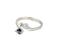 LMRJHAZM Productos para niñas Planeta de lujo astronauta Spaceman Pareja Anillos Star Glass Stone Stone Pareja Open Birthday Gifts N44 Regalos