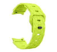 LMRJHAZM Sin huecos Banda de silicona para Samsung Galaxy Watch 7 6 4 5 44 mm 40 mm/Fe/5 Pro 20 mm Pulsera de fútbol Watch6 Classic 43 mm 47 mm Strap