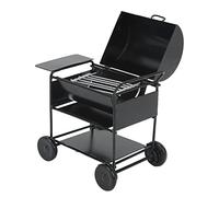 Lmrysalque 1/12 casa de muñecas en miniatura, parrilla de barbacoa, mini parrilla de barbacoa, modelo de horno, decoración de coche RC, modelo de carrito de barbacoa