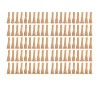 Lmrysalque 100 piezas desplumadora de aves de corral, recolector de pelo de goma, repuesto para patos, pollos, gansos (Rosa amarillento)