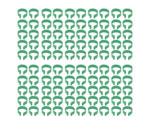 Lmrysalque 100 Uds. Anillo para pies de Aves de Corral Tipo Abierto Hebilla para cría de Pollo Pato Ganso Anillo para pie Accesorio para Pollo (25mm)