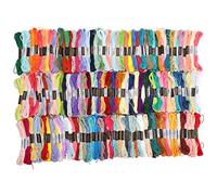 Lmrysalque 150 Uds hilo de bordar multicolor punto de cruz ovillos de costura de algodón accesorios artesanales