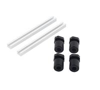 Lmrysalque 4 Uds 20mm Banco perros aleación de aluminio DIY diseño humanizado banco de trabajo herramienta de fijación de posicionamiento