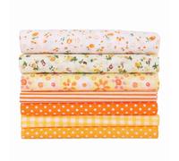 Lmrysalque 7 unids/set 100% algodón Batiks costura artesanal tela para DIY cartera funda de cojín (25 * 25cm)