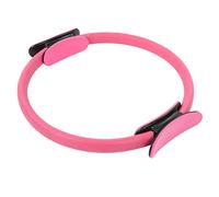 Lmrysalque Anillo de yoga para entrenamiento, fitness, círculo de ejercicio de doble mango, equipo de entrenamiento en casa (Rosa)