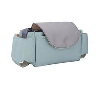 Lmrysalque Bolsa de viaje impermeable para cochecito de bebé de nailon para niños, bolsa de viaje para cuna, tirador de puerta, verde, Casual