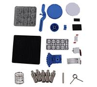 Lmrysalque-circuito de experimento científico para niños, circuito DIY, dispositivo de pintura de bloques de construcción, juguete de vástago mecánico eléctrico