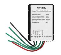 Lmrysalque Controlador de carga de turbina eólica Controlador de generador híbrido de viento solar impermeable con indicador LED 1000W