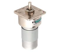 Lmrysalque DC12V/24V 35W Micro corriente directa Metal Gear Motor velocidad ajustable CW/CCW (24V30 vuelta)