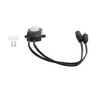 Lmrysalque DC6V-24V Tira de LED Sensor de detección de Cuerpo Humano por Infrarrojos Sensor de Cuerpo por Infrarrojos LED (Negra)