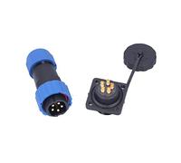 Lmrysalque-Enchufe Impermeable, Conector de alimentación Cuadrado de aviación, Adaptador de Terminal a Tope, CA 380V SP20 (5 Pines)