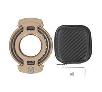 Lmrysalque Giroscopio con la Punta del Dedo Reduce la ansiedad Anillo de Metal Giratorio Juguete de descompresión con Tornillos de Llave (Color del Suelo)