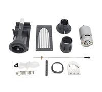 Lmrysalque Juego de bomba de chorro de propulsor de barco RC de 40 mm con motor cepillado 775 (Gris)