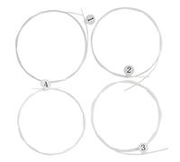 Lmrysalque Juego de Cuerdas para Ukelele, 4 Uds., Sonido Brillante, Carbono, Accesorios de Guitarra Transparentes de Alta Gama