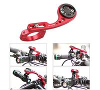 Lmrysalque Kit Extensor de Manillar, Soporte para Ordenador de Bicicleta para Bryton Cateye con Soporte para Linterna, Soporte para cámara Deportiva (Roja)