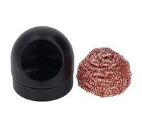 Lmrysalque Limpiador de puntas de soldador, accesorio de diseño de bola de alambre de limpieza sin agua para trabajar