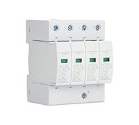 Lmrysalque Protector contra sobretensiones Carcasa de PC Ventana Visual Terminal Aislado Diseño enchufable Dispositivo de protección de CA 200KA (4P 385V)