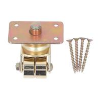 Lmrysalque Rueda vertical de piano para muebles, resistente, rotación de 360 grados, rueda pequeña giratoria de metal de hierro