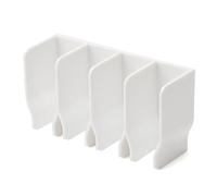 Lmrysalque-Soporte para Limpiador Facial de Pared, Rejillas múltiples, Gran Capacidad, Montaje en Pared, Organizador para el Cuidado de la Piel, Estante para Crema de Manos y (Blanca)