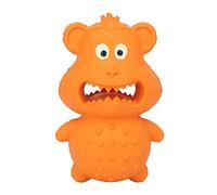 Lmrysalque Squeaky Dog Toy Interesante mordedura de Goma Resistente a los Juguetes indestructibles para Perros para Suministros para Mascotas (Naranja)