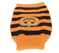 Lmrysalque Suéter para de Halloween Otoño Invierno Elegante Lindo Suave Elástico Calabaza Rayas Suéter para para Fiesta de Halloween Uso Diario (Metro)