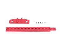 Lmrysalque T Escuadra Aleación de aluminio Extraíble Carpintería Trazador Arte Marco Herramientas de dibujo (300 mm)