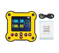 Lmrysalque Transportador digital de doble eje inclinómetro magnético de precisión de 0.02° con interfaz de control de salida, instrumento de nivelación eléctrica para carpintería