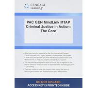 LMS Integrated MindTap Criminal Justice, 1 term (6 months) Printed Access Card for Gaines/Miller’s Criminal Justice in Action: The Core, 9th