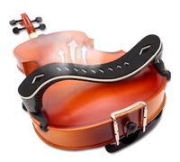 LMS Reposamuñecas para violín 4/4 3/4, tamaño completo, de espuma hueca, accesorios para violín, almohadilla de descanso de hombro para principiantes, con colofonia silenciosa, ergonómico para un