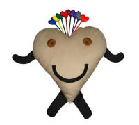 LMS Therapeutic Toys Peluche Terapéutico Lilo de Las Emociones, Herramienta de Inteligencia Emocional, Poliéster, Incluye 8 EMO-Corazones de Colores, para Niños de 3 a 99 Años