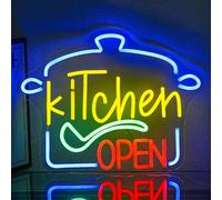 LMSIGNLY Cerveza Fría Letrero de Neón Letrero de Neón Letrero de Neón de Cerveza (Cocina de colores)