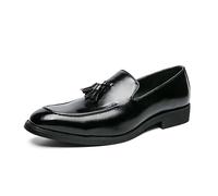 LMUIPMAA Hombre Borlas Mocasines Plano Zapatos Vestir De Conducción