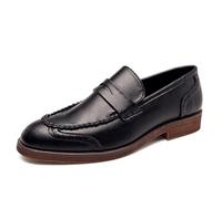 LMUIPMAA Mocasín De Hombre Casuales Zapatos De Vestir Cuero Sintético Pantuflas