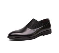 LMUIPMAA Mocasín Hombre Zapatos Ciudad Informales Hombre Zapatos Náuticos Elegantes Zapato Boda,Negro,41 EU