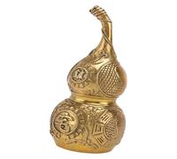 LMUTUNMPA Adorno Artesanal, decoración de Calabaza Feng Shui, Estatua latón Decorativa, estatuilla for el hogar, Pesos Papel Hulu Wu, símbolo Buena Suerte