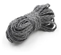 LMUTUNMPA Cordón de cuero trenzado, cordón PU 3 acciones 5 mm m Multicolor(20)