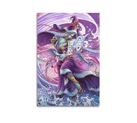 LMXKFY Póster de elfo mágico, lienzo decorativo para pared e imagen artística moderna para decoración de dormitorio familiar, 50 x 75 cm