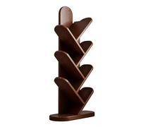 LMXRYPD Estanteria Libros, Librería de Pie de Varios Niveles, Estante Que Ahorra Espacio, Estructura Robusta y Estable, Ideal para el Hogar, la Oficina o la Sala de Estar(Brown,Medium)
