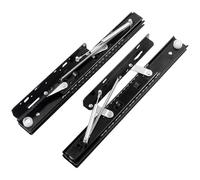 LMXRYPD Guias Correderas para Cajones de Mesa Elevadora, Rieles para Cajones para Cajones, Guias Cajones Carriles con Extensión Lateral para Mesa de Comedor y Escritorio(25cm/9.9in)