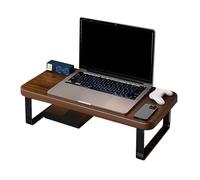 LMXRYPD Soporte Elevador Monitor, Base Para Monitor, Ideal para Estudio y Oficina(Brown,19.6in/50cm)