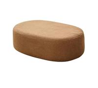 LMXRYPD Taburete Reposapiés para Debajo del Escritorio, Pequeño Escalón, Reposapiés Suave y Tapizado con Funda Extraíble, para el Hogar, Sala de Estar y Dormitorio(Brown,Large)