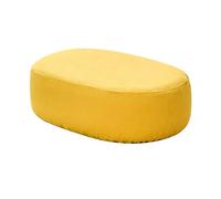 LMXRYPD Taburete Reposapiés para Debajo del Escritorio, Pequeño Escalón, Reposapiés Suave y Tapizado con Funda Extraíble, para el Hogar, Sala de Estar y Dormitorio(Yellow,Small)