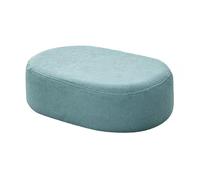 LMXRYPD Taburete Reposapiés para Debajo del Escritorio, Pequeño Escalón, Reposapiés Suave y Tapizado con Funda Extraíble, para el Hogar, Sala de Estar y Dormitorio(Blue,Large)