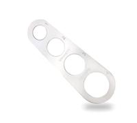 Lmyzcbzl Medidor de Espaguetis Acero Inoxidable, Dispositivo de Medición, Gadgets de Control de Pasta Con 4 Orificios, Herramienta de Cocina