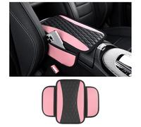 LNCZX Coche Fundas Reposabrazos para Mini Clubman F54 2015-2020, Tapas Apoyabrazos Cuero PU Almacenamiento Diverso Almohadilla Bolsillos Teléfono Celular,E